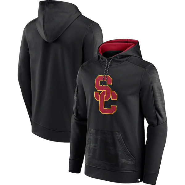 Men's USC Trojans Black On The Ball Pullover Hoodie